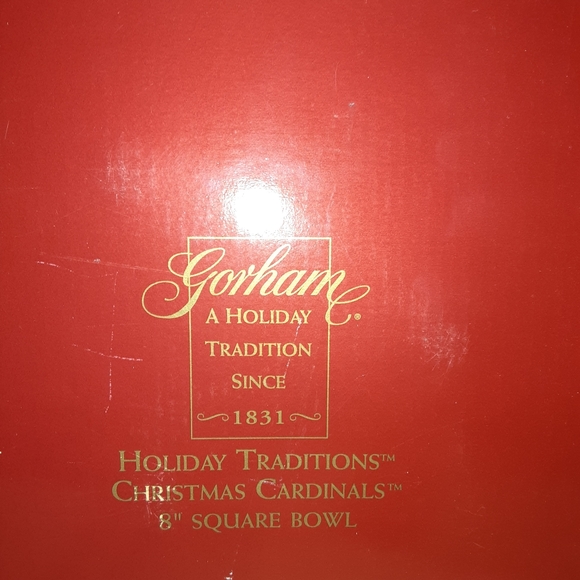 Gorham Cardinals Square Bowl - Picture 2 of 3